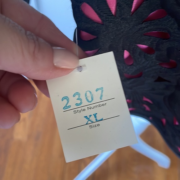 Grace Chuang black and pink jacket. Size XL. NWT - Picture 3 of 7